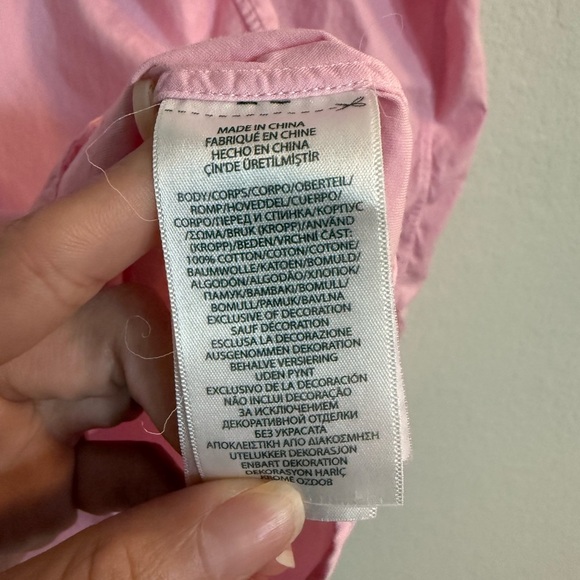 Polo Ralph Lauren Men's Light Pink Long Sleeve Button Down Shirt - Picture 6 of 7